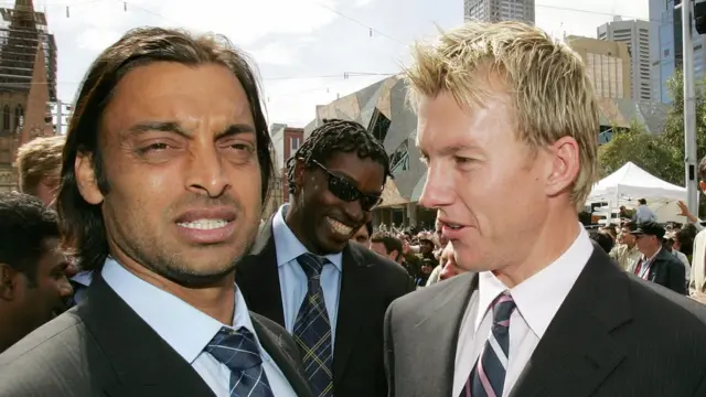 بریٹ لی اور شعیب اختر