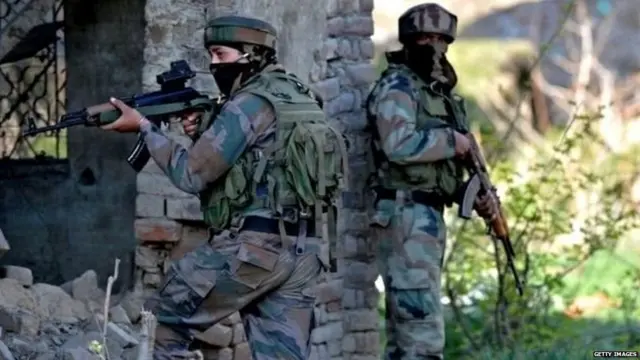 कश्मीर में तैनात जवान