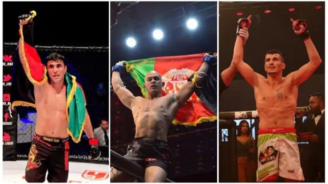 عبدالعظیم بدخشی (راست)، بازمحمد مبارز و احمد ولی هوتک