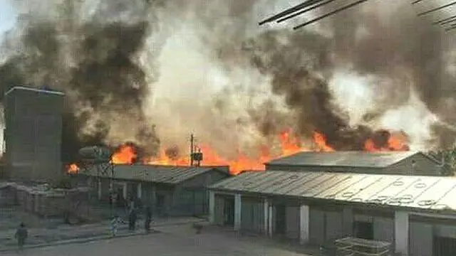 آتش‌سوزی تخار