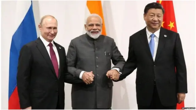 पुतिन मोदी और शी जिनपिंग