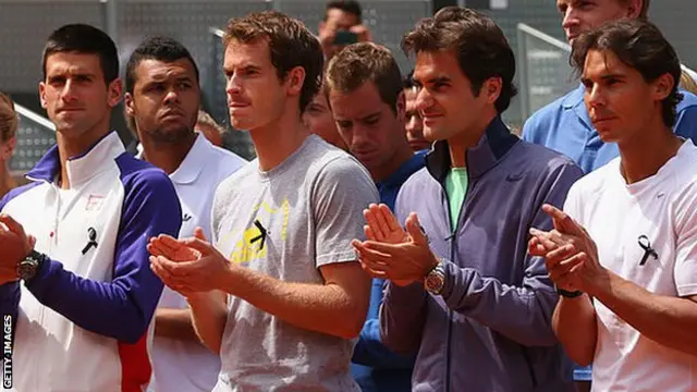 Djokovic y Rafael Nada.