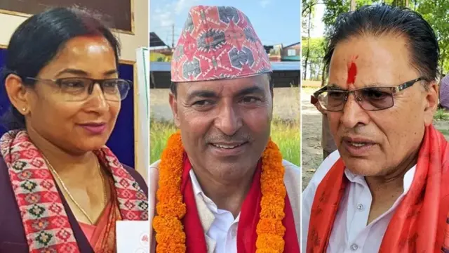 तीन उम्मेदवार