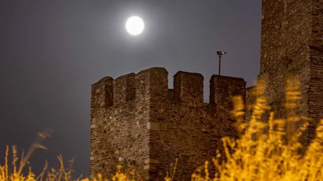 Full moon for Athens, Greece