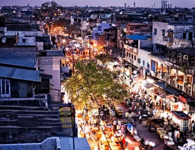 દિલ્હીના ચાંદનીચોકની તસવીર