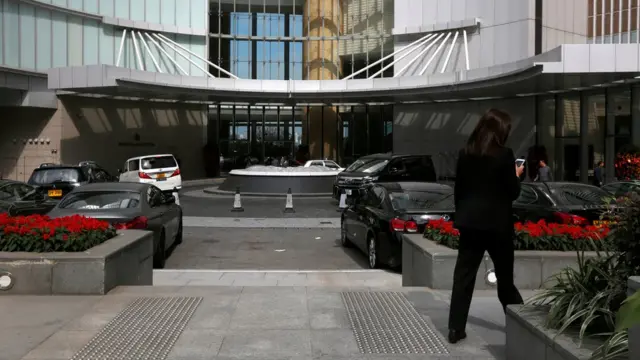 香港四季酒店正門（1/2/2017）