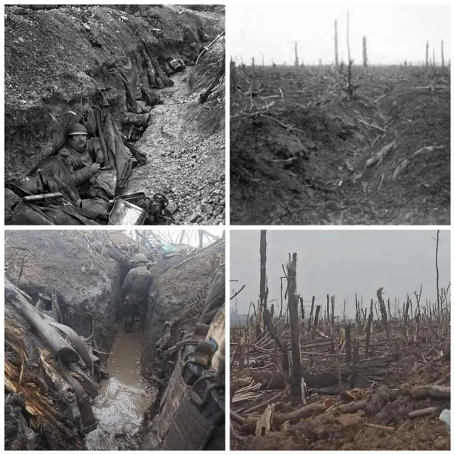 Фото з-під Бахмута зараз нагадують зображення фронту Першої світової війни