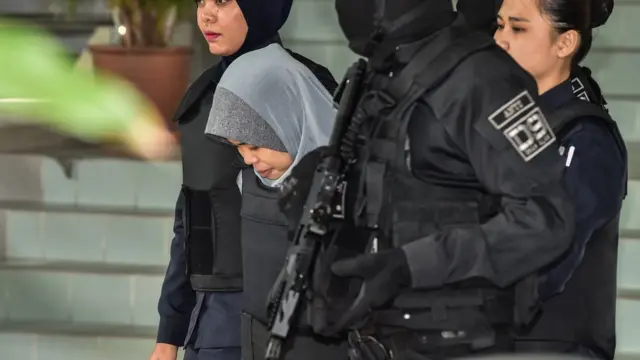 Nghi phạm người Indonesia Siti Aisyah hôm 27/6