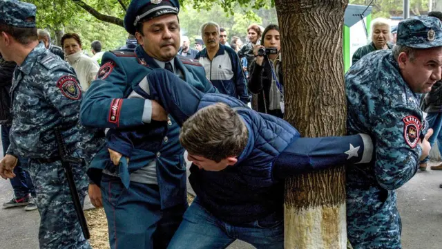 تظاهرات ارمنستان