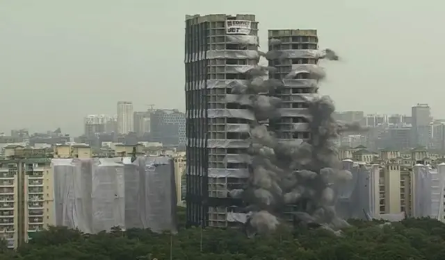 હવે નોઇડાનાં ટ્વિન ટાવરનું ખાલી નામ રહી ગયું છે