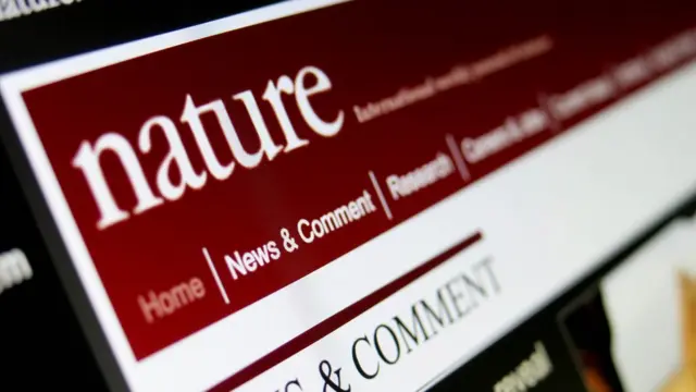 《自然》期刊官网（BBC中文网图片）