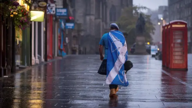 Шотландец хмурым утром