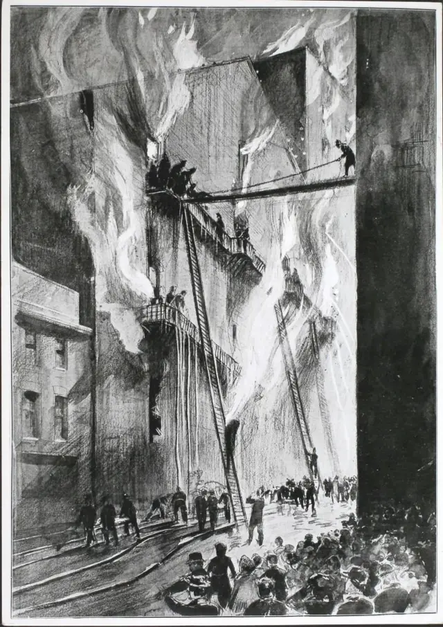 شکاگو کے آئروکوئس تھیٹر میں آگ لگنے کا واقعہ