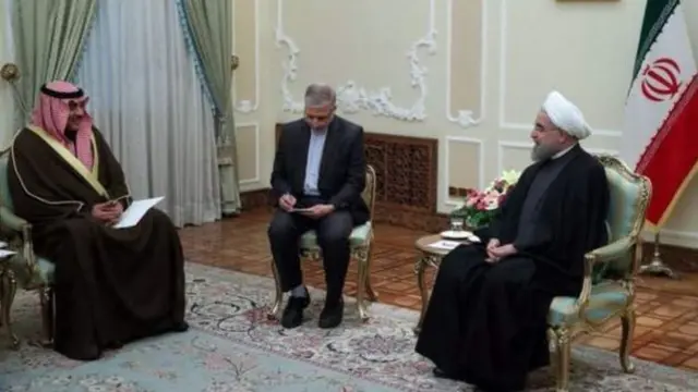 دیدار رئیس جمهور ایران و وزیر خارجه کویت
