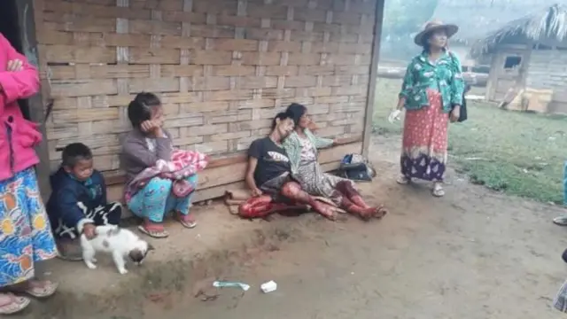 တနိုင်းဒေသ,တိုက်ပွဲ, စစ်ဘေးရှောင်