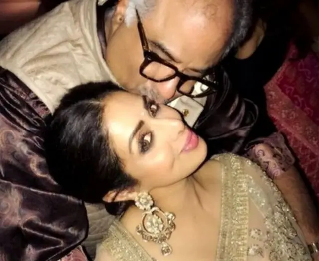 पति बोनी कपूर के साथ श्रीदेवी