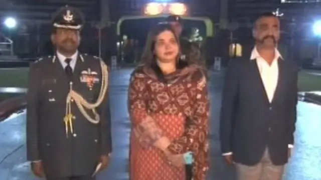 वाघा अटारी बॉर्डर पर विंग कमांडर अभिनंदन