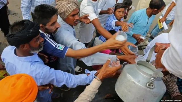Lassi at Baba Farid Mela.