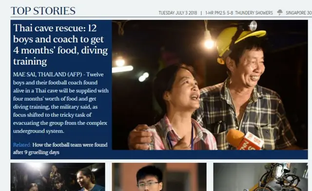 สื่อทั่วโลกรายงานการพบตัวทีมหมู่ป่าทั้ง 13 คน