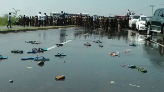 அம்பாந்தோட்டையில் சீன துறைமுக திட்டத்தை எதிர்த்து போராட்டம், மோதல்