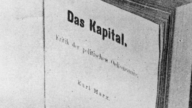 Página de título de "El Capital" en alemán.