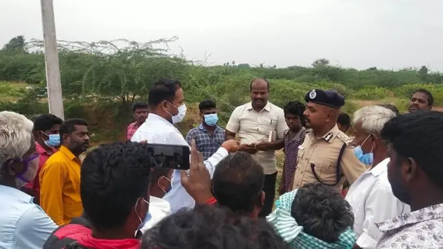 ஐஜி பாலகிருஷ்ணன் உடன்.