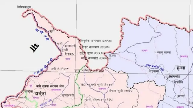 नेपालले लिपुलेक, कालापानी र लिम्पियाधुरा समाविष्ट गरी नयाँ नक्सा जारी गरेपछि नेपाल र भारतबीच तनाव बढेको थियो