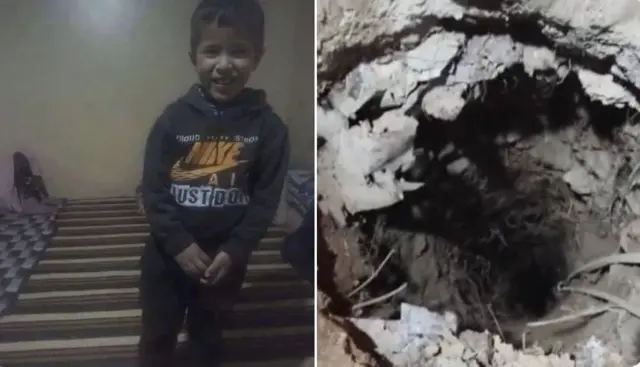 الطفل ريان والبئر الذي سقط فيه