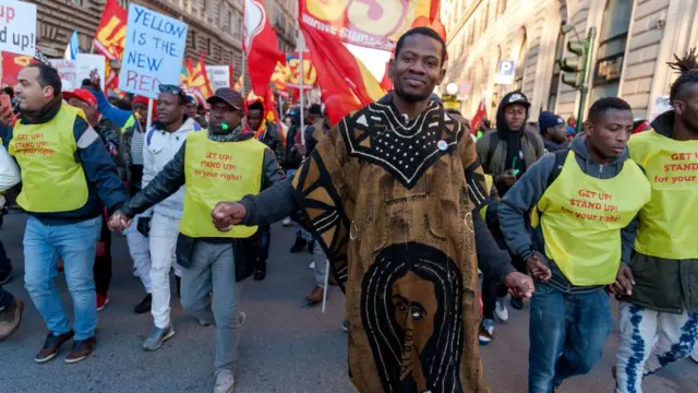 ਇਟਲੀ ਵਿੱਚ ਨਵੇਂ ਨਸਲਵਾਦੀ ਇਮੀਗ੍ਰੇਸ਼ਨ ਬਿਲ ਖਿਲਾਫ ਪ੍ਰਦਰਸ਼ਨ