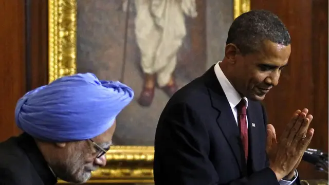 बराक ओबामा, भारत, अमेरिका