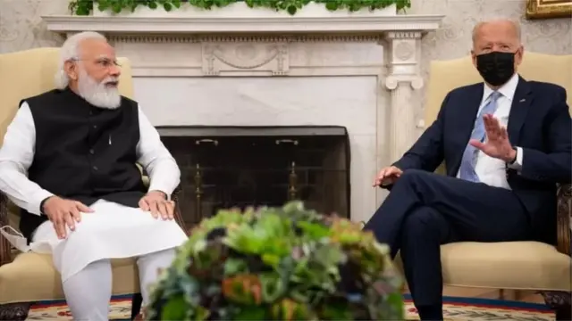 बाइडन और मोदी
