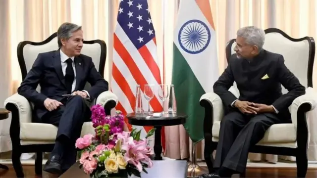 అమెరికా విదేశాంగ మంత్రితో జైశంకర్ సమావేశం