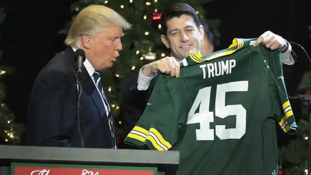 Пол Райан и Дональд Трамп