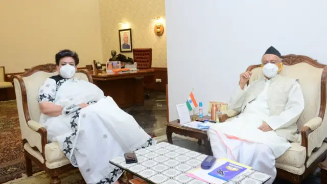 राज्यपाल भगतसिंह कोश्यारी आणि रेखा शर्मा