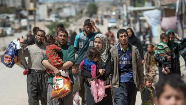 نازحون من الموصل