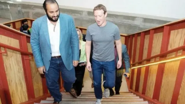 مارک زکربرگ اور محمد بن سلمان