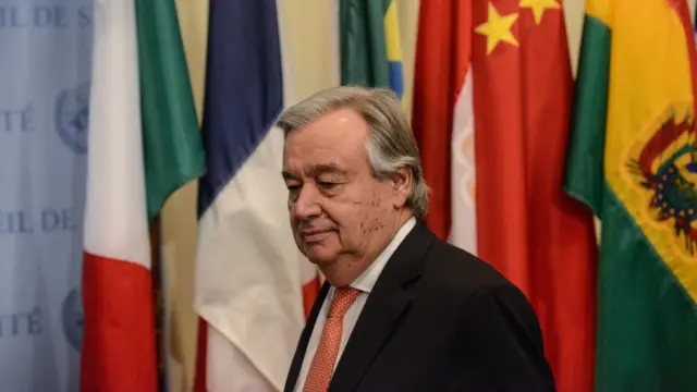 संयुक्त राष्ट्र के महासचिव एंटोनियो गुटेरेस