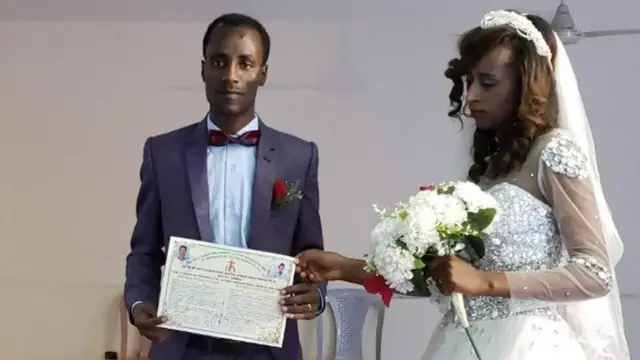 መርዑት ሙለታ ጉልሜሳን እመቤት ምስጋናን ወረቐት ምስክር መርዓ ሒዞም