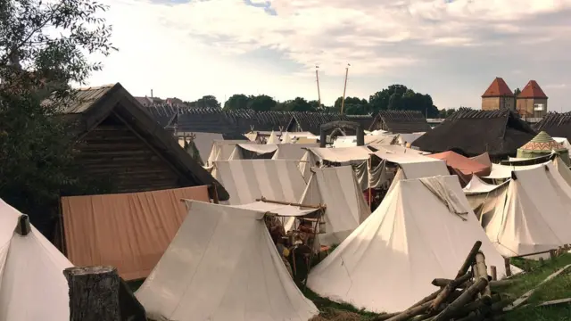 Aldea vikinga en Polonia