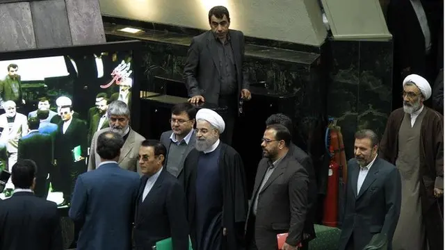 حسن روحانی در مجلس