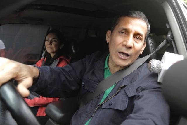 A Ollanta Humala, quien fuera presidente de Perú entre 2011 y 2016, y su esposa Nadine Heredia.