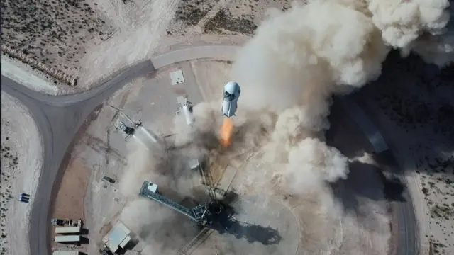 ایمازون، راکٹ، خلا، جیف بیزوس،