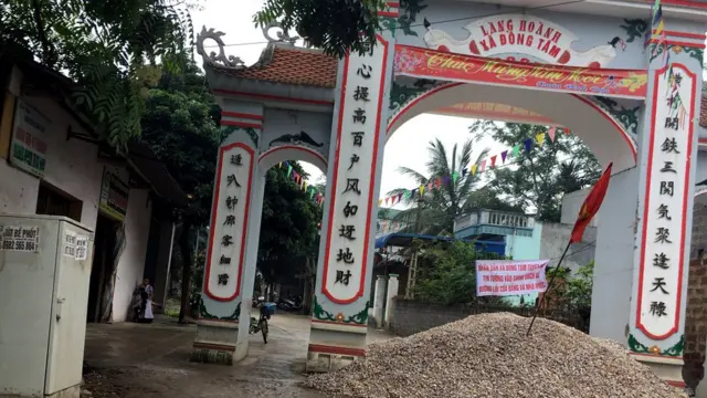 Hình chụp ở xã Đồng Tâm ngày 18/4