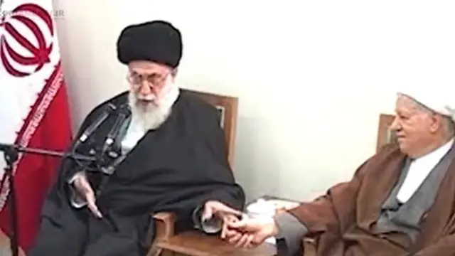 دیدار آقای خامنه‌ای رهبر ایران با اعضای مجمع تشخیص مصلحت نظام در فروردین ۱۳۹۱