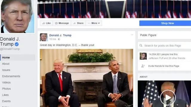 Páginaapostaaposta em sorte 1xbetsorte 1xbetDonald Trump no Facebook