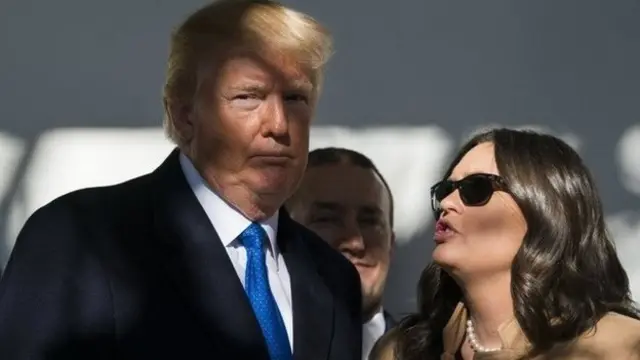 Trump and Sarah Sanders