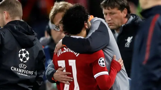 محمد صلاح و یورگن کلوپ