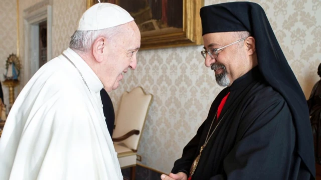 Ku wa gatanu, Papa Francis yaramukanyije na Ibrahim Isaac Sidrak wo mu itorero 'Coptic Patriarch of Alexandria' ryo mu Misiri, yari yamwakiriye i Vatican.