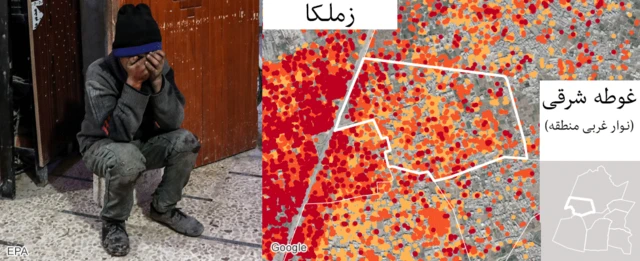 نقشه غوطه شرقی