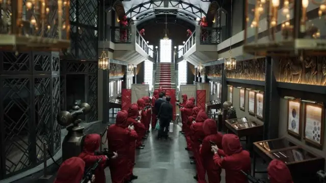 Escena de "La casa de papel"